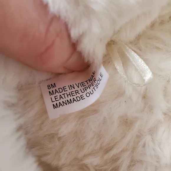 Talbots Fireside Suede Pearl Snowflake Memory Foam Slippers Size 8 Like New - Picture 11 of 11